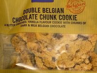 Double belgian chocolate chunk cookie