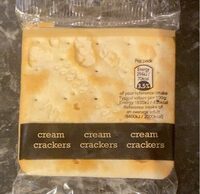 Cream crackers