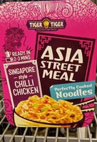 Noodles Singapour style poulet chili
