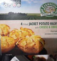Jacket potato halves
