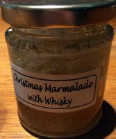Christmas marmalade with whisky