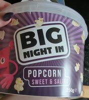 Big night in popcorn sweet ‘n’ salted