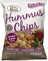 Eat Real Hummus Chips Tomato & Basil Flavour 45g
