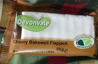 Cherry bakewell flapjack