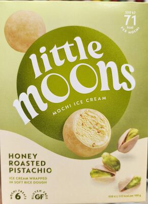 Honey Roasted Pistachio Mochi Ice Cream