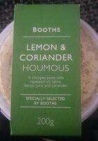 Lemon and Coriander hummus