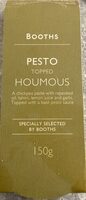 Pesto topped houmos