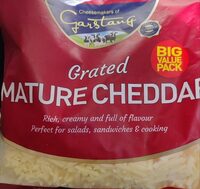 Grated mature cheddar