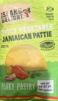 Spicy Vegetable Jamaican Patty