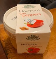 Houmous with peppers