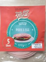 Sliced pork & egg