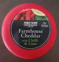 Farmhouse cheddar with chilli & lime