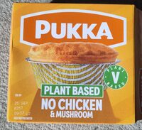 Vegan chicken and mushroom pie