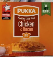 Chicken and bacon pie
