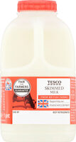 Tesco Skimmed Milk 568Ml / 1 Pint