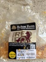 Smoked red Leicester cheese