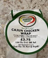 Cajun Chicken Wrap