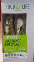 Cracking Free Range Egg Salad Sandwich