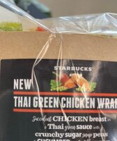 Thai green Chicken Wrap