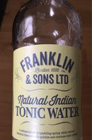 Natural Indian Tonic Water