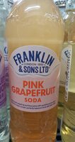 Franklin & sons pink grapefruit soda