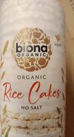 Biona Rice Cakes No Salt Organic imp