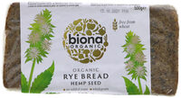 Rye Bread Hemp Seed