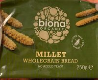 Millet whole grain bread