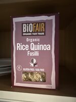 Rice quinoa fusilli gluten free