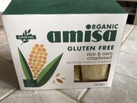 Amisa Organic Corn And Rice Crispbreads