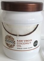 Raw virgin coconut oil