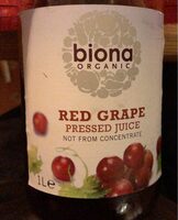 Red Grape Pressed Juice