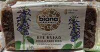 Organic Rye Bread Chia & Flax Seed