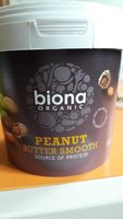 Biona: Organic Peanut Butter Smooth - 1000G