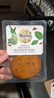 Red lentil sun seed burger