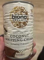 Organic Coconut Whipping Cream