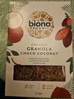 Organic granola choco coconut