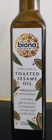 Organic Toasted Sesame Oil