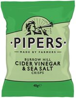 Pipers Burrow Hill Cider Vinegar & Sea Salt Crisps