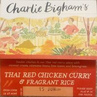 Thai Red chicken curry & fragrant rice