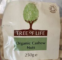 Organic cashew nuts
