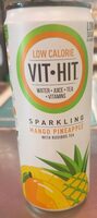 Sparkling mango pineapple with rooibos tea