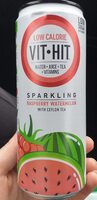 Sparkling raspberry watermelon with ceylon tea