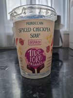 Moroccan spiced chickpea soup