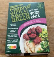Simply Green Balls Beetroot & Chili