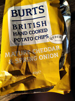 Mature cheddar & spring onion potato chips