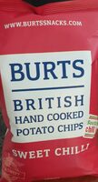 Burts British Hand Cooked Potato Chips sweet chilli imp
