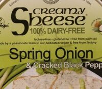 Creamy Sheese spring onion & cracked black pepper