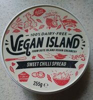 Dairy free spread with sweet chilli