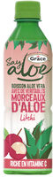 Boisson à l'aloe vera litchi